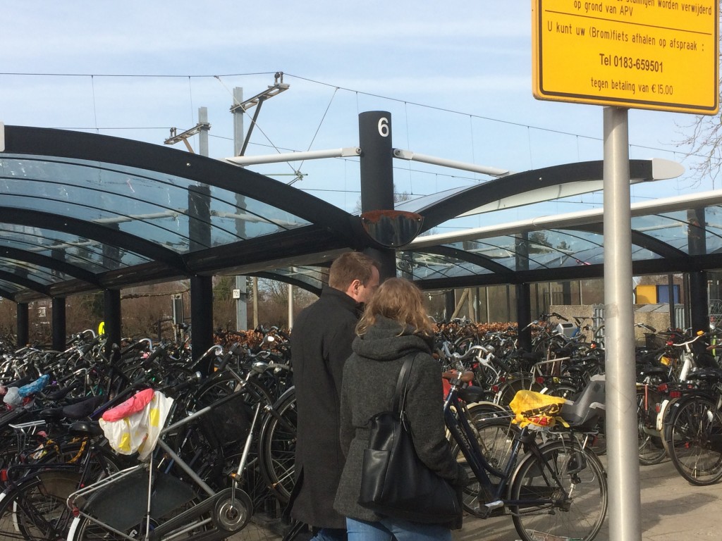 Alle fietsenstallingen op de stations zijn genummerd. 