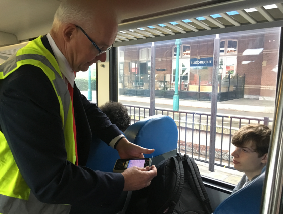 Handhaving in de trein